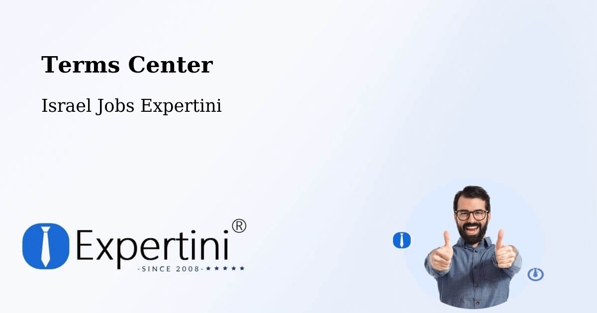 Terms of Service – Elyakhin - Israel Jobs Expertini
